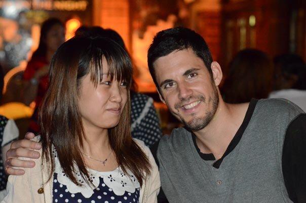 Colin Clark Getting Friendly With Shanghai Locals