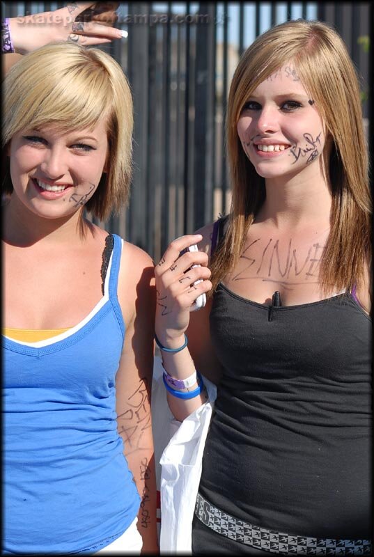 They were covered in Sharpie