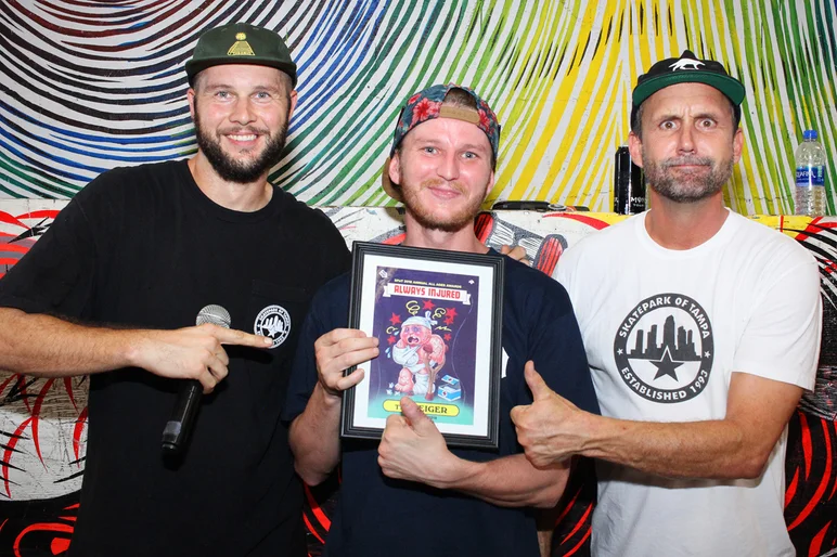 <!--hj18-->

Tim Geiger took home the Always Injured Award for, you know, always being hurt.
