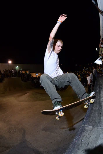 <!--AM15-SATNIGHT-->
Cody Chapman took a heavy slam last night and broke his arm.
