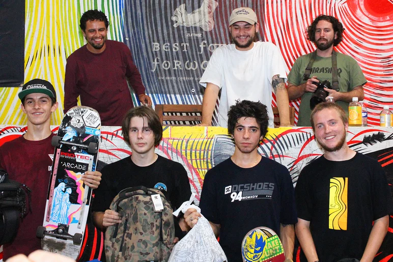 <!--bff2018-->

Here are your Champs of the Day: Jake Yanko (1st Place), Marse Farmer (2nd Place), JC Mazza (3rd Place), Clint Bestwick (1st Place Best Trick) Thanks again to all of our Sponsors, to Ronnie and Vincent for skating through the harsh weather & to all the skaters for joining us. See you at the next one.