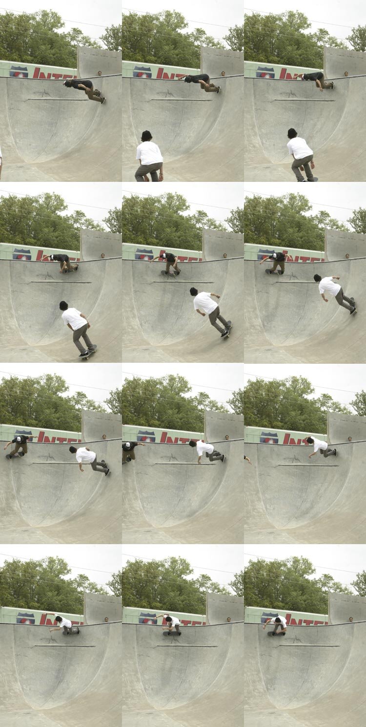 Team carve at Milton Skatepark