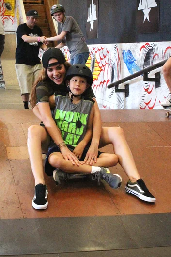 <!--askate18-->
Thanks to the staff at some of our local Vans retail stores for pitching in today.