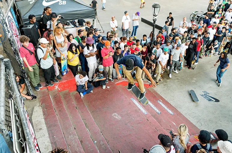 <!--danyc17-finals-->

Marcus Sarsycki takes the Nollie Bigspin to the limit down the double.