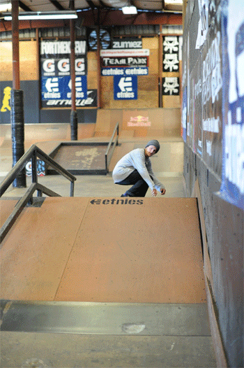 Albert Nyberg - frontside half Cab flip over