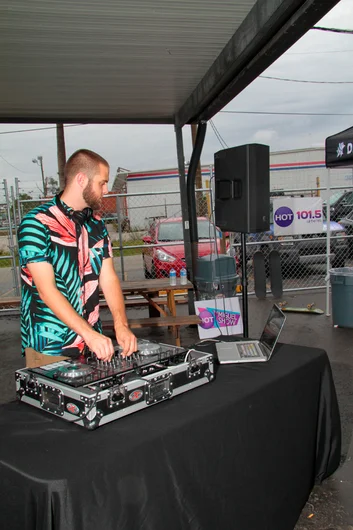 <!--b4bday15-->
HOT 101.5 came out and had DJ for the event and let everyone on their station know what was going on!
