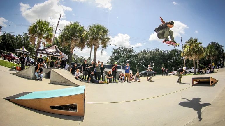 <!--gsd19photos-->

After struggling with speed on shorter Ollies, Jordi blasted his 17 foot Ollie first try!
