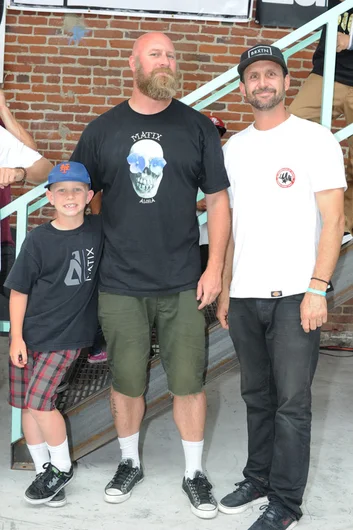 Another ripping family, Gabe Clement and son with Brian Schaefer who needs a son. Ladies, step up.<!-- Damn Am Los Angeles 2013 Qualifiers -->