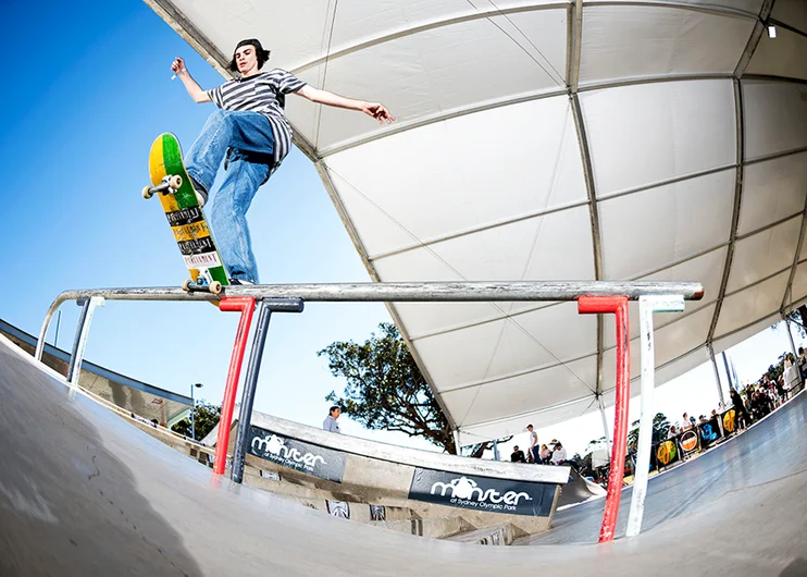 <!--daaus-qual-->

Joey Cormack bringin the Front Blunt Slide to life.