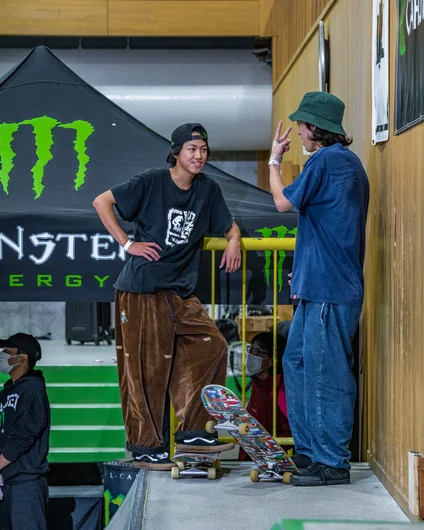 These guys are pretty good. Maybe they're discussing how they are planning on taking the top two spots of the finals.


<!--damnamjapan2023mensfinals-->