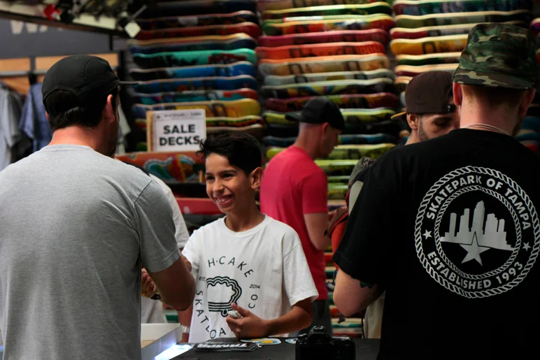 <!--sr15-->

Lakai came through again this year and sponsored our Spring Roll All Ages Contest. They sent over Riley Hawk, Jon Sciano and Daniel Wheatly and we had a huge turn our for the day! Brian Schaefer helping kids register in the morning.