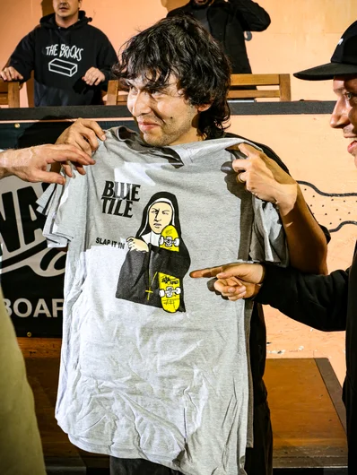 Bluetile made us these shirts and we love them for it.

<!--cotcfinals2024-->