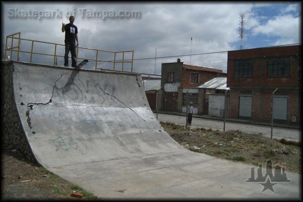 Me - skate park in Bolivia