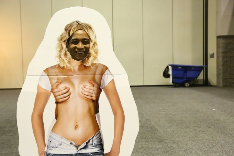 <!-- surfexpo2013 -->

Uncle Sam had to dip out early to head to the Bahamas
