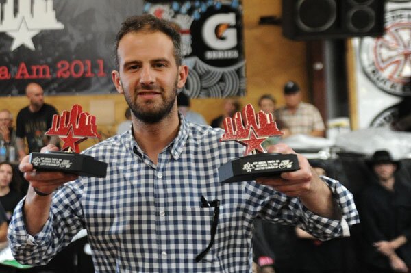 Mark Goldman accepts the Just for Showing Up Award