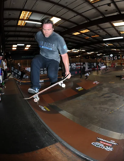 <!--tampapro2014d2-->

The Team Manager and Industry VIP contest got underway at noon. Bob Reynolds got the magic happening with a Madonna. 