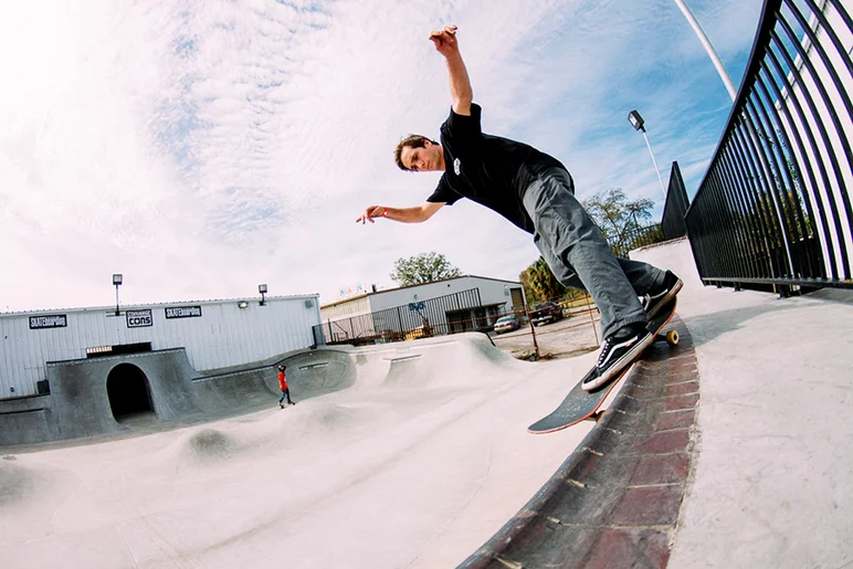 <!--cotc16-->

I found Tyler Coffman eating concrete for breakfast bright and early Saturday morning. Back Smith for the Mad About Skateboarding Crew.