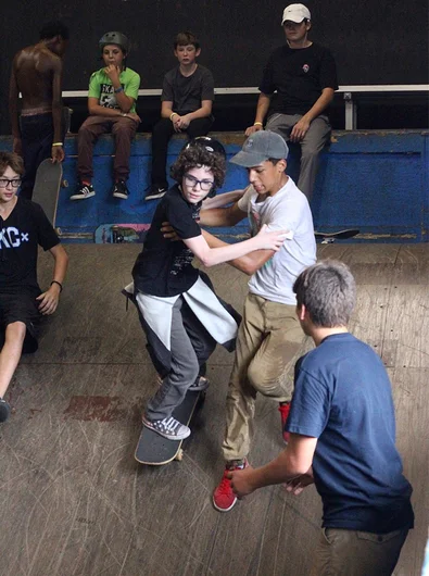 <!--askate2017-->

More volunteers helping kids with Autism. It was a great vibe all day.