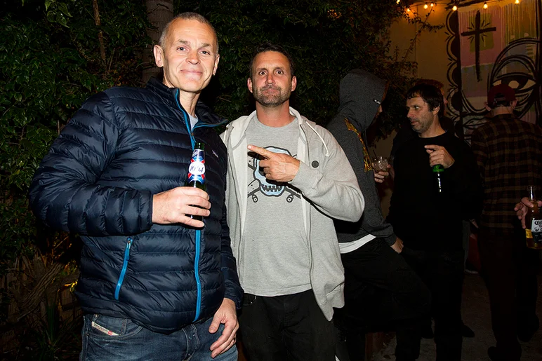 <!--pro16frinight-->

Steve Douglas with the man: Mr. Schaefer.