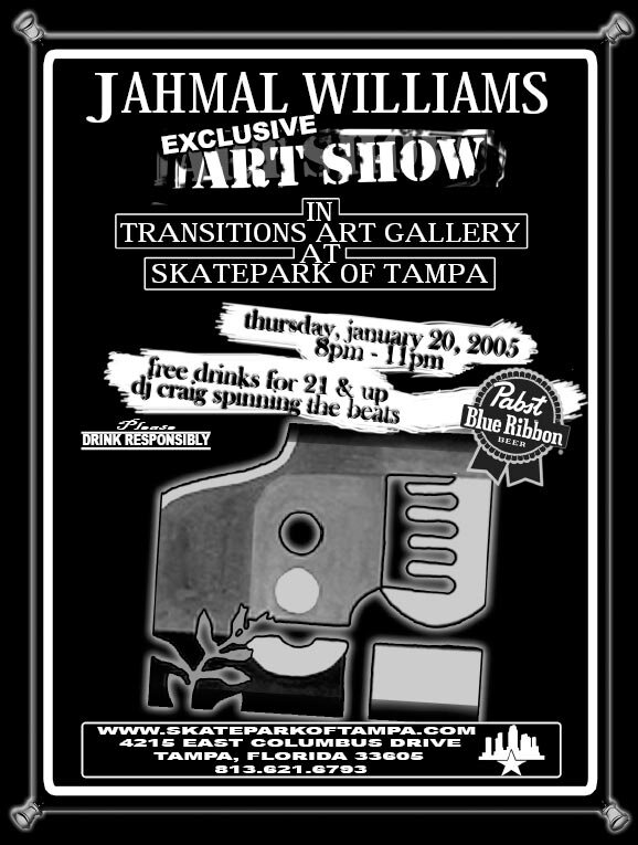 Jahmal Williams Exclusive Art Show