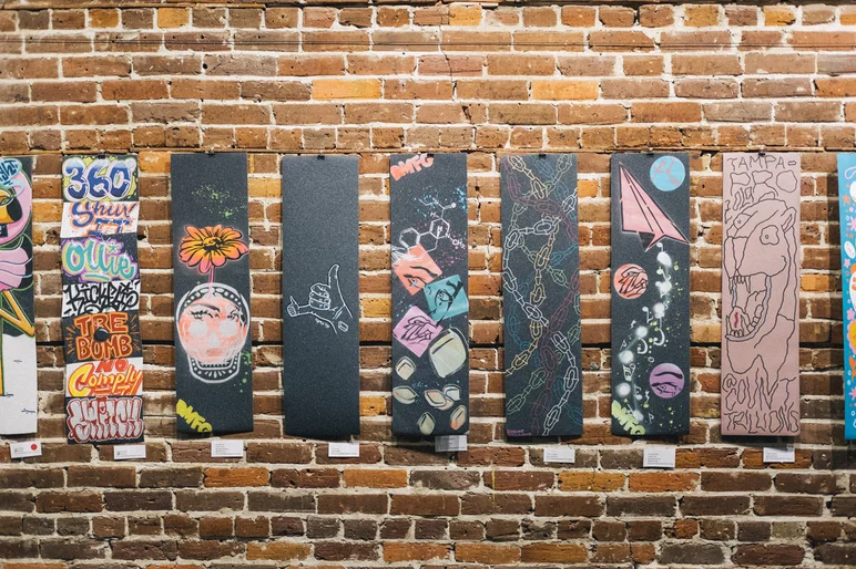 <!--pro19thursnight-->

Let's sell some grip! Thanks to Mob for hooking up all the griptape for people to stylize.
