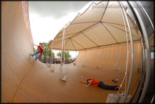 The Moat Show Setup: Totally Tubular Vert Ramp