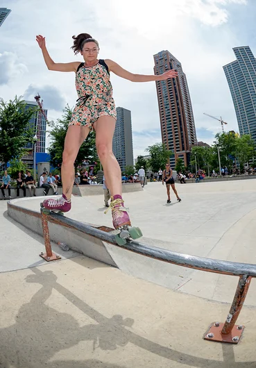 <!--dachi17finals-->

Even Damn Am security couldn’t stop Bambi from getting a couple grinds in between runs.