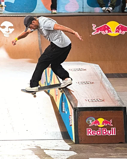 Ivan Sander with the Backside Tail Slide