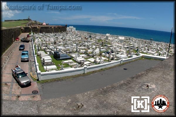 Cemetary at some Spanish fort