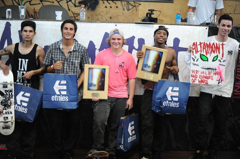 Winners from the Sponsored Division