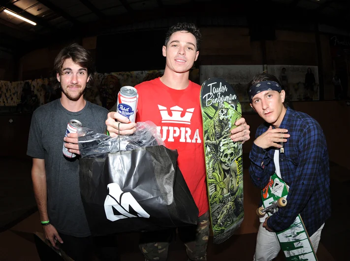 <!--hj2014-->

Top three in best trick: Jimmy Mastrocolo; 3rd, Yonis Molina; 1st, Jereme Knibbs; 2nd.