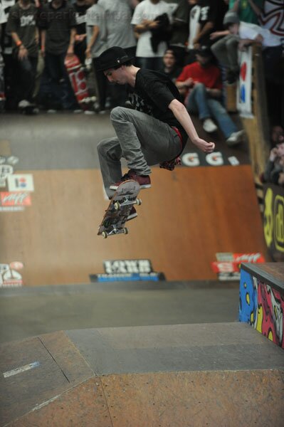 Greg Lutzka had huge frontside 360's