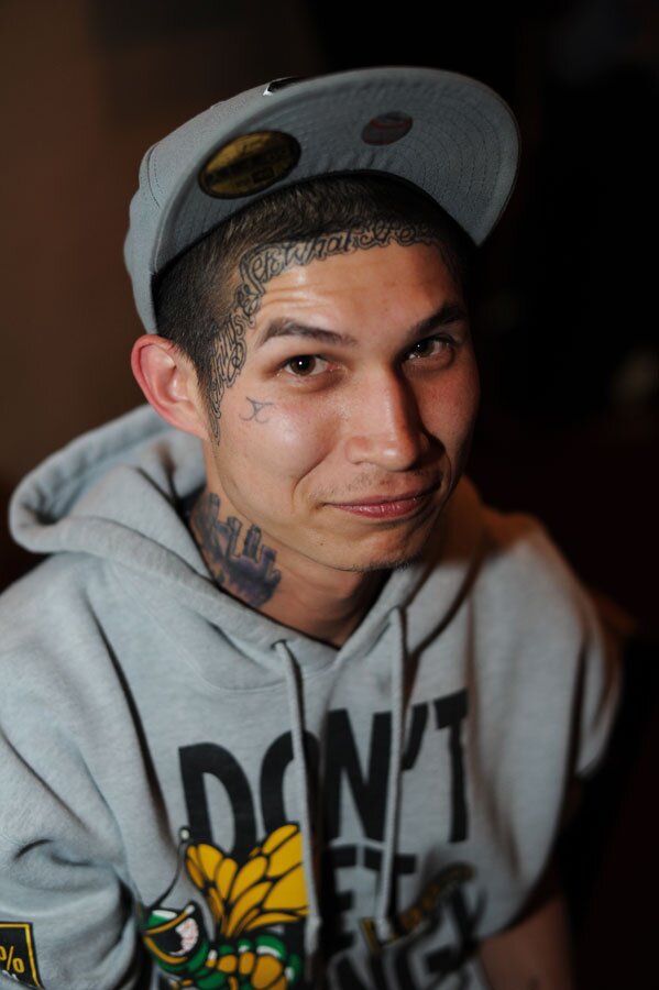 Ratchet Rob using up the face canvas