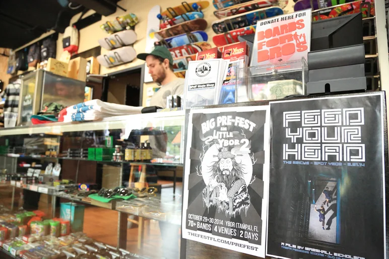 <!--sy14-->

Tom was pretty busy checking in all the new gear that just arrived at the shop.  If you see him or any of the dudes from the park over in Ybor, make sure you stop in and give them a high five.
