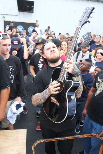 Bobby playing some gnarly aids metal with the Dean Guitar like he does all day in Innetech while packing your online orders.<!-- Tampa Pro 2013 Skateboarding and the After-Party -->