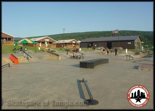 The Rock at Woodward Skate Camp