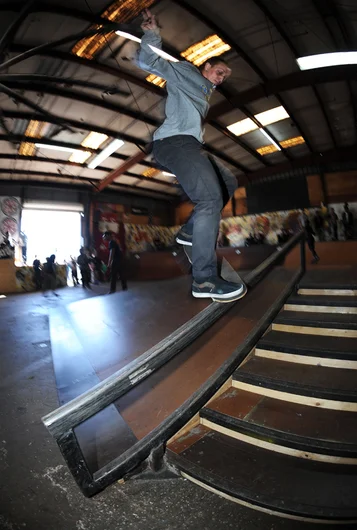 <!--hj2014-->

Frankie Heck was here with Expedition One. After the contest he and Dylan Witkin cruised the course for a bit. Here's Frankie on a front crook.

