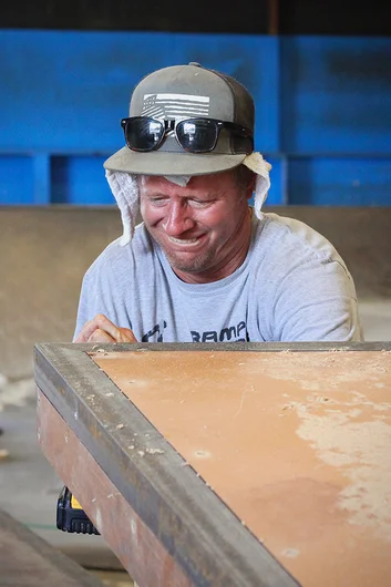 <!--coursedemo17-->
...and puts the finishing touches on a hubba. Thanks for the help this year, Ben.