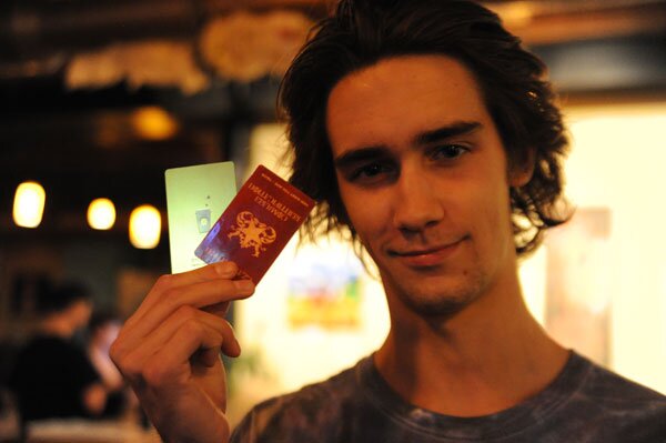 Dylan Perry is card carrying member of local