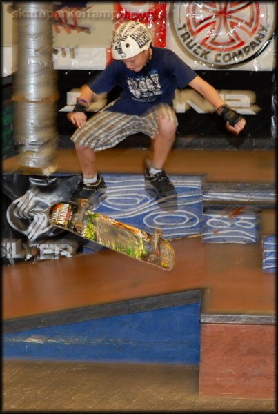Who dat?  Extra funny looking kickflip