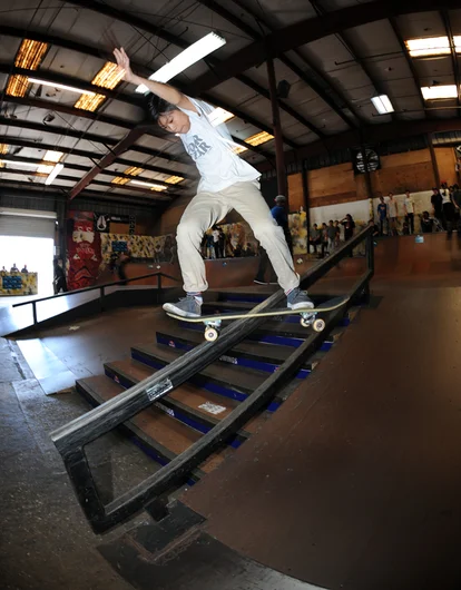 <!--springroll14-->

Nick Noel didn't make the finals but has a tweaked out hurricane for the camera. Thank you Noel family for always making it to our events.



