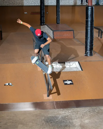 Jordi repping DC hard in the bucket hat and back crook.

<!--backtoschoolbash2022-->