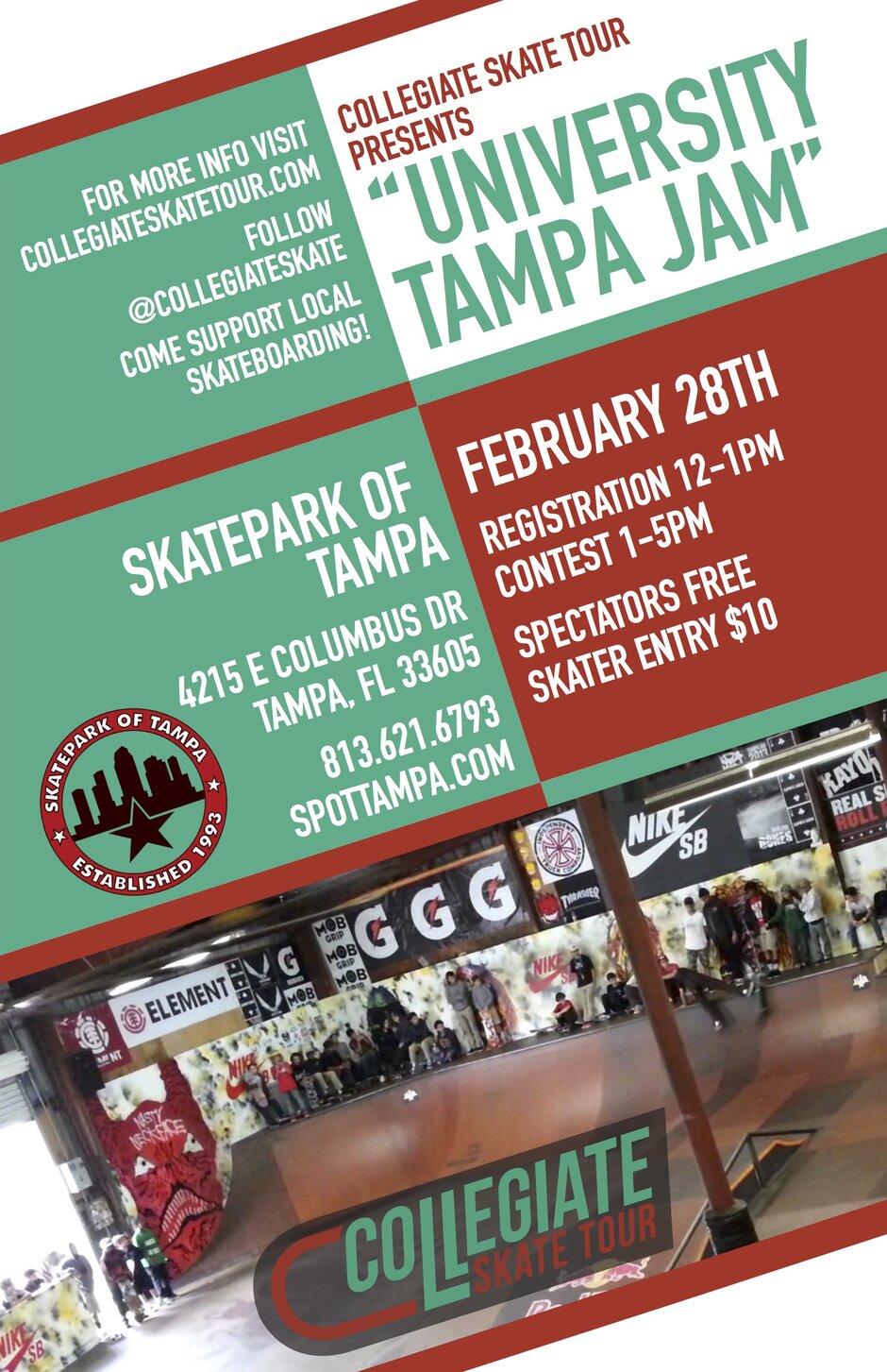 Collegiate Skate Tour 2015