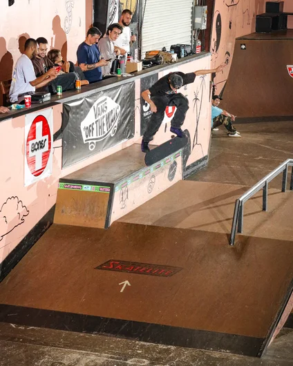 Dylan LaBrake learned this last week and brought it out the bag for some cash. Kickflip crooks

<!--goskateboardingday2023-->