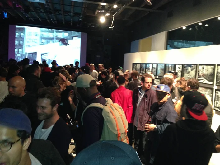 <!--conspolar-->

The crowd watching Manhattan Days was thick at Rubber Tracks.