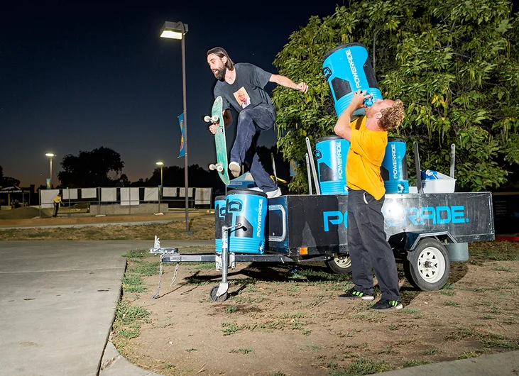 <!--daww19practice-->

We thought Powerade was a sponsor and we were hooking them up, turns out they’re not. Stay tuned for more Damn Am Woodward West coverage and possibly more false sponsor placement.
