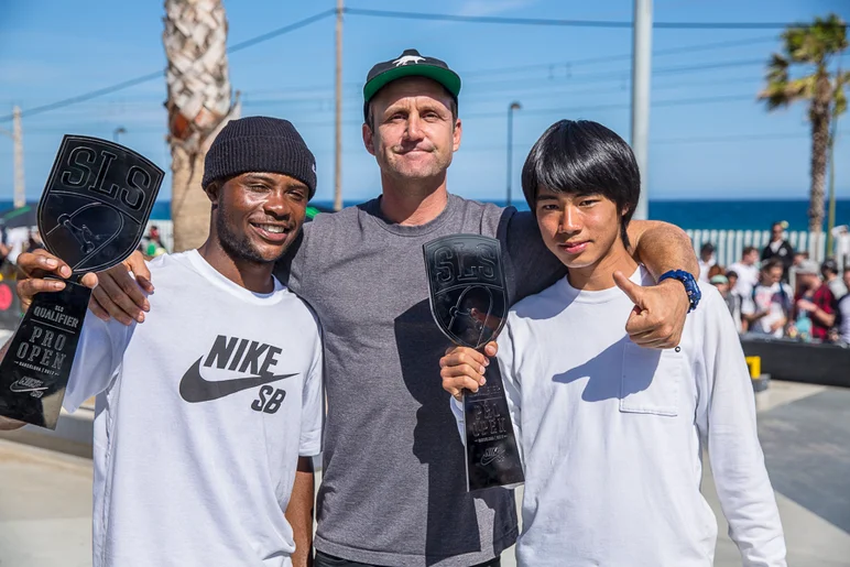 <!--17proopen-arcturo-->

Dashawn	Jordan,	Brian	Schaefer	and	Yuto	Horigome. 