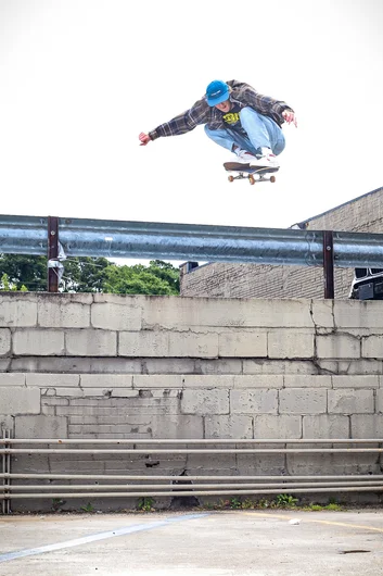 Peter jumping for breakfast on our first day in ATL

<!--atl2023trip-->