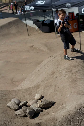 <!--dawwfri-->

What's a little labor when your a kid just having fun?! Thanks for the rock pit homie! 