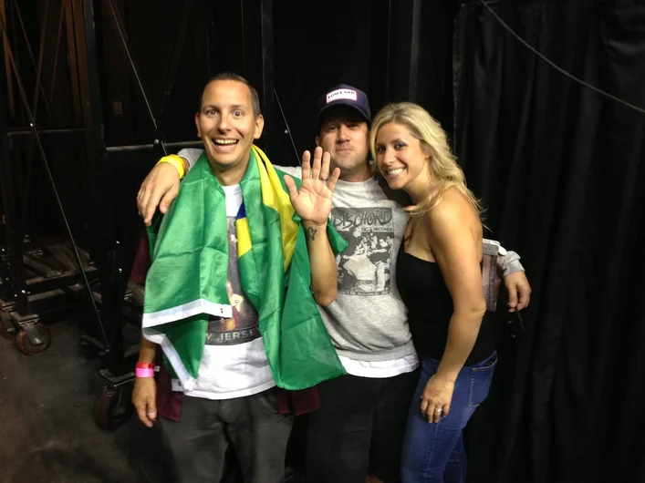 <!-- nycsummer2013 -->

Chris and Kris Nieratko sandwich with Derek Rinaldi in the middle